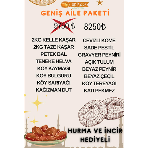 GENİŞ AİLE RAMAZAN PAKETİ